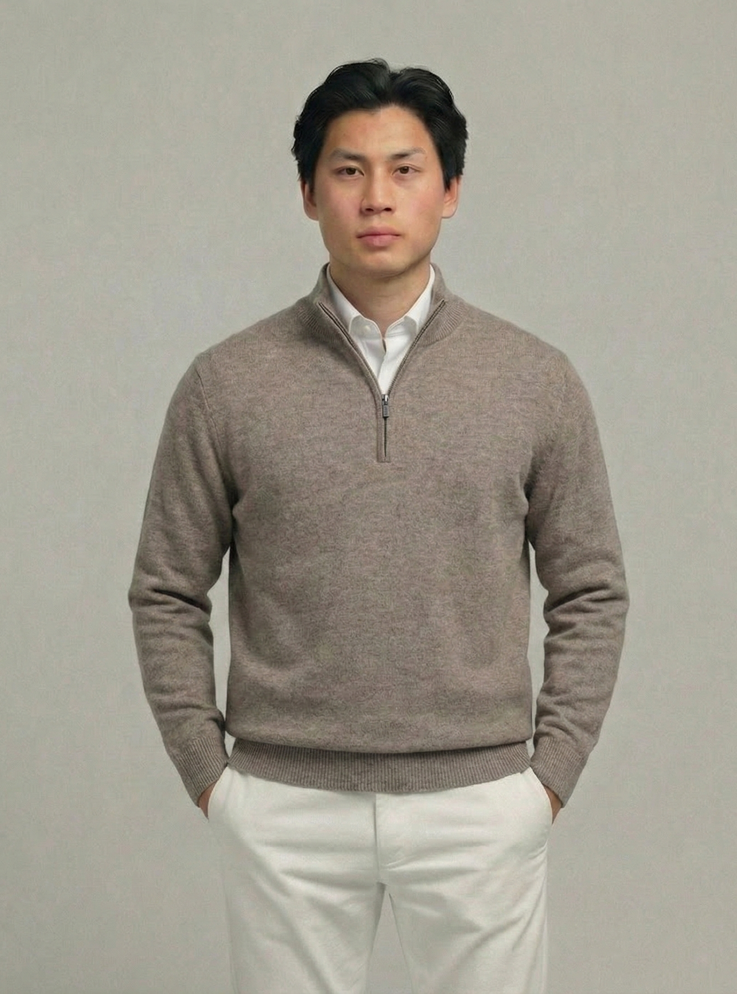 100% Premium Ull Quarter-zip
