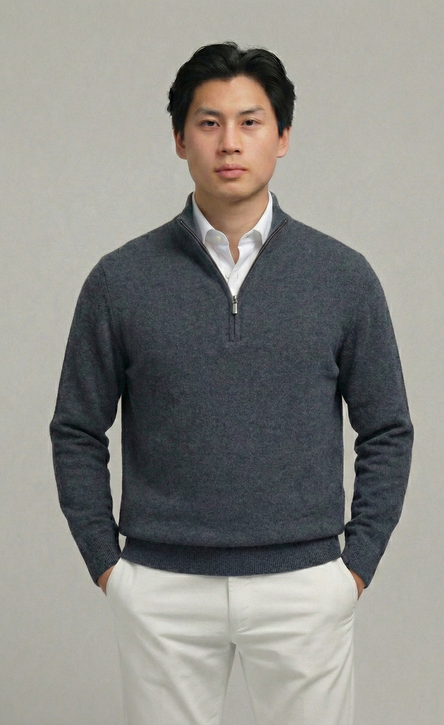 100% Premium Ull Quarter-zip